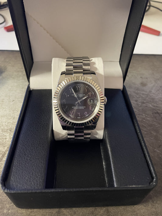 BLACK ARABIC DIAL 39mm
